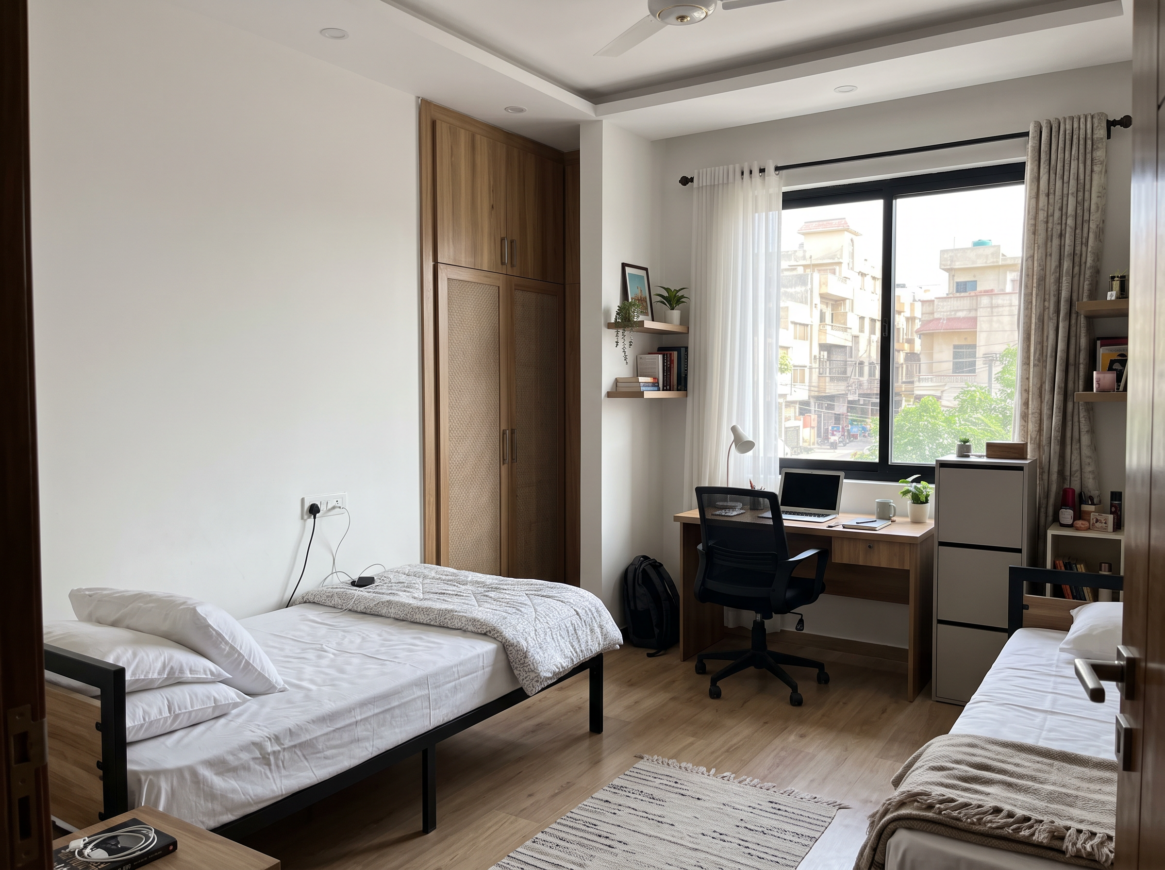 Private bedroom in shared apartment